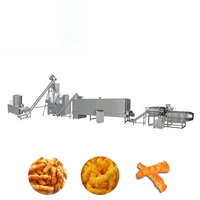 Machine entièrement automatique kurkuray cheetos kurkure prix en inde pakistan kurkure snack machines faisant la ligne de machine