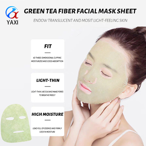 <span class=keywords><strong>Mascarilla</strong></span> Facial de <span class=keywords><strong>Tela</strong></span> No Tejida con Extracto de Té Verde Y318, Biodegradable, de Fibra Vegetal Natural Coloreada, Fibra de <span class=keywords><strong>Cobre</strong></span> y Amoníaco, para el Cuidado de la Piel - Product Image 4