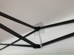 Üst çentik 3x3m katlanır gölgelik Gazebo su geçirmez ve açık kullanım için UV korumalı hızlı Set fuar çadırları - Product Image 4