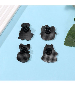 Divertido fantasma calabaza mariposa Festival médicos y enfermeras con diamantes DISEÑO DE Halloween esmalte solapa Pin joyería - Product Image 2
