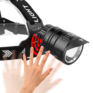XHP160 <b>Sensor</b> Headlamp 3x18650 Rechargeable LED High Intensity For Outdoor Use - Product Image 3