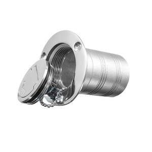 316 Remplisseur de pont en acier inoxydable <span class=keywords><strong>Bateau</strong></span> marin Yacht Caravane Réservoir d'eau Remplisseur de carburant avec bouchon sans clé - Product Image 3