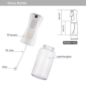 Bouteille pulvérisatrice d'huile alimentaire 200-300 ml pour cuisine et ménage, flacon atomiseur d'huile d'olive, réservoir de brume pour friteuse à air - Product Image 3