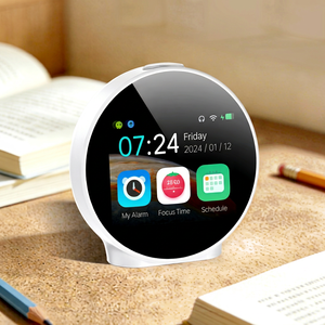 Reloj de Escritorio Inteligente con Pantalla Táctil LCD de 2.8 Pulgadas, Wi-Fi, Alarma, Función de Planificación de Tiempo para Estudio y Dormitorio - Product Image 1