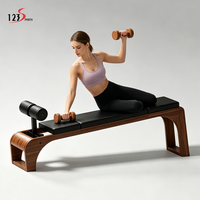 Banc de musculation multifonctionnel pliable en bois pour entraînement fonctionnel et musculation – Équipement de fitness amélioré