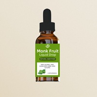 Édulcorant liquide naturel certifié Halal 100 % sans gluten à base de fruit du moine