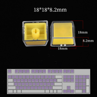 Transparent Double Layer Keycaps 100 PCS