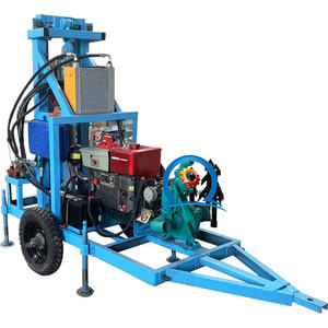 Vendita calda macchina di perforazione Mobile motore Diesel di acqua di perforazione di pozzi di terra trivella piattaforme petrolifere - Product Image 1