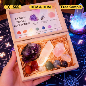 กล่องคริสตัลบำบัดทำมือจากหินคริสตัลธรรมชาติคุณภาพสูง ดีไซน์ใหม่ สำหรับเก็บตัวอย่างแร่ธาตุ DIY - Product Image 3