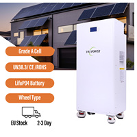 Batterie au lithium OEM, fabricant d'usine, cycle profond LiFePO4, coque ABS, 6000 cycles pour ESS solaire 51.2V 280Ah, -20°C à +65°C