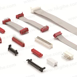 Hot Sales wire connector flat ribbon assembly cable harness idc socket 8 10 16 20 24 26 28 30 32 40 60 64 pin