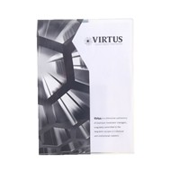 Carpeta transparente en forma de L personalizada de fábrica, tamaño A4, Color, logotipo imprimible, Material PP para negocios de oficina