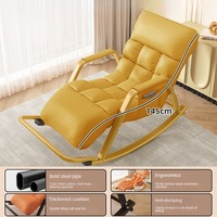 Fauteuil de relaxation inclinable et extensible en cuir PU ergonomique pour salon et bureau – Vente en gros