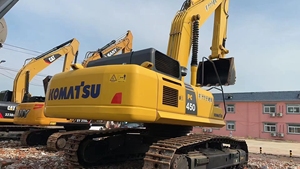 Excavatrice Komatsu PC450 45T certifiée CE, d'occasion du Japon, pour projets lourds, avec accessoire marteau hydraulique - Product Image 2