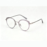 Gafas de Lectura con Lentes Ópticas de Diseño, Montura Personalizada, Gafas con Bloqueo de Luz Azul con Lentes CR39 para Mujer