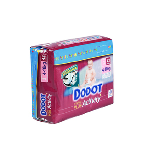Pañales Desechables para Bebés <span class=keywords><strong>DODOT</strong></span>, Pantalones de Entrenamiento, Material de Algodón OEM al por Mayor, Prevención de Fugas 3D, Cinta Mágica Colorida, Secos - Product Image 1