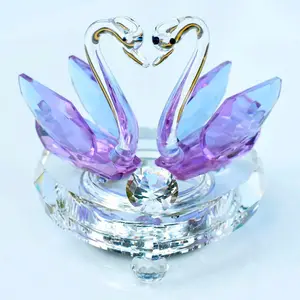 Groothandel nieuwe mooie crystal goedkope return gift voor bruiloft