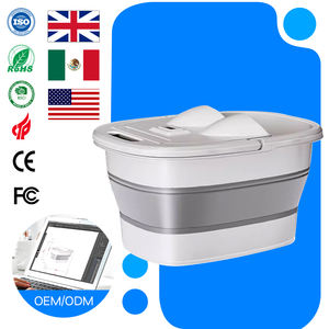 Cubo de baño de pies de plástico plegable para el hogar eléctrico de primera calidad al por mayor con función de masaje para <span class=keywords><strong>spa</strong></span> y relajación - Product Image 1