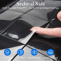 Carpeta de Tarjetas de Visita Personalizada de PU con Bloqueo RFID, 9 Bolsillos para 540 Tarjetas