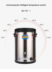 10-50L ticari çay Urn tek musluklar kazan endüstriyel içme suyu sıcak süt elektrikli kazan - Product Image 4