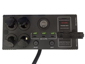 Accessoires 4x4 4WD, boîte de <span class=keywords><strong>distribution</strong></span> d'alimentation 12V mini, boîte de commande avec prise d'alimentation 50A et chargeur USB, prise allume-cigare - Product Image 5