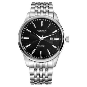For 8052 Men's Quartz Fashion <b>Watch</b> Pointer Dial <b>Waterproof</b> Stainless Steel Band Business Wristwatch Including Calendar - Product Image 3