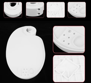 درج قشارة 45/50 صفيحة بلاستيكية شاملة قابلة للتدوير مثبتة على رف طاولة بيضاوية الشكل ملحقات أسنان - Product Image 4