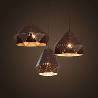 JYLIGHTING Suspension de forme irrégulière Salle à manger moderne minimaliste Salon Chambre Taille moyenne Ombre creuse