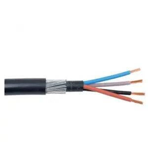0.6/1KV 4C XLPE insulation PVC sheath steel wire armour power cable to IEC 60502-1 IEC60332
