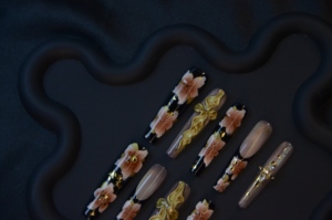 Unghie Finte Acriliche da <span class=keywords><strong>Donna</strong></span> Lunghe e Medie, Design Quadrato, con Colla Gel, Stile Stiletto Flessibile - Product Image 4