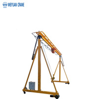 Promotion : Mini-grue portique mobile électrique à chariot, type A-frame, de 1, 2, 3, 5, 8, 10 tonnes, avec roues, pour atelier