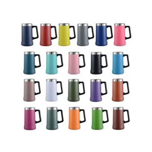 Mug isotherme en acier inoxydable 24 oz personnalisable – Garde au froid toute la journée – Grande poignée – Accessoires de bar pour mari ASM33 - Product Image 3