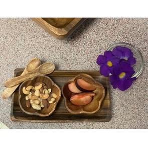 Bandeja de Madera de Primera Calidad Hecha a Mano, Diseñada para Decoración del Hogar con Estilo, Cenas y Recepciones Elegantes - Product Image 5