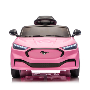Auto Elettrica per Bambini Ford Mustang Mach E con Licenza, Batteria 24V, Telecomando, Auto Cavalcabile in Plastica Rosa per Bambine - Product Image 2