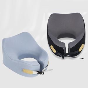 Almohada de Viaje de Espuma Viscoelástica Ajustable y Portátil con Soporte para la Cabeza de 360 Grados y Función de Masaje para Viajes en Avión, Nuevo Diseño 2024 - Product Image 1