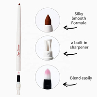 Crayon à lèvres rétractable longue tenue, maquillage vegan naturel, résistant à la transpiration, marque privée, vente en gros