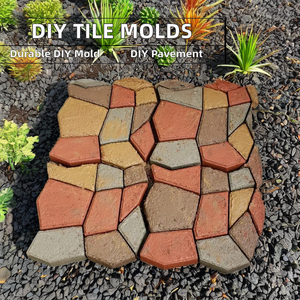 Produit ménager facile à bricoler soi-même Moules à paver en béton pour la décoration de jardin extérieur - Product Image 4
