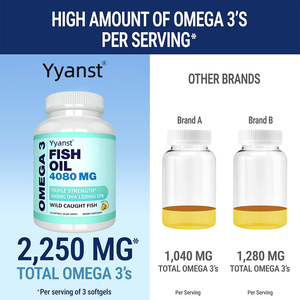 Aceite de pescado omega-3 certificado de marca privada con alto contenido de EPA y DHA para la salud ocular y el apoyo inmunológico, en cápsulas blandas, muestra gratuita. - Product Image 4