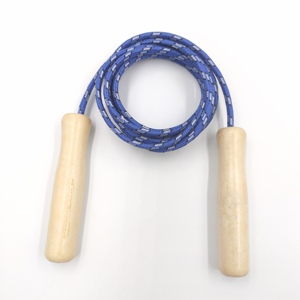 Khuyến Mại Đa Màu Giá Rẻ Bằng Gỗ Xử Lý Biểu Tượng Tùy Chỉnh Tập Thể Dục Phòng Tập Thể Dục Thiết Bị Tập Thể Dục Trẻ Em Trong Nhà Nhảy Bỏ Qua Dây - Product Image 4