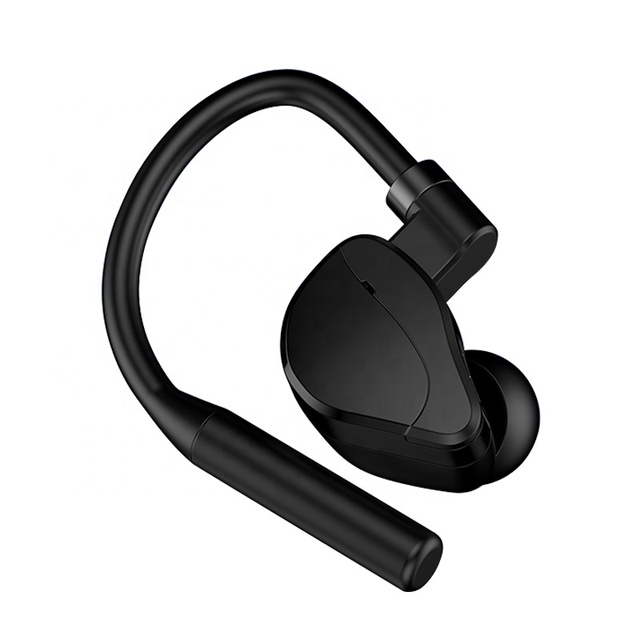 Single Ear Earhook Headset In-ear Mini Business Earphone True Wireless Stereo Noise Cancelling Bluetooth 5.2 Earbuds