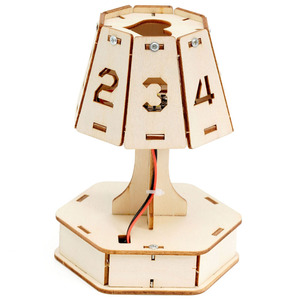 Lámpara de Escritorio Controlada por Voz, Kit de Construcción Robótica de Madera, Proyectos Eléctricos STEAM, Set de Ingeniería DIY, Juguete Científico STEM para la Escuela - Product Image 6