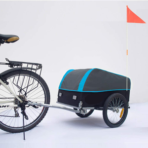 VEELAR <span class=keywords><strong>Meilleure</strong></span> vente de chariot de transport de bagages pour vélo, chariot de transport de marchandises en acier noir, <span class=keywords><strong>remorque</strong></span> de transport de vélo 20218 - Product Image 1