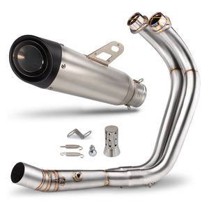 Sistema de Escape <span class=keywords><strong>Tracer</strong></span> <span class=keywords><strong>700</strong></span>/GT para Yamaha YZF-R7 MT07 FZ07 XSR700 Tracer7/GT 2014-2026 Kit de Tubos de Silenciador para Motocicleta - Product Image 1