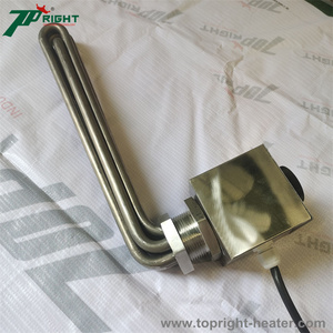 Anillo tubular de inmersión en <span class=keywords><strong>agua</strong></span>, accesorio de alimentación con termostato <span class=keywords><strong>para</strong></span> engrasador ank, <span class=keywords><strong>220V</strong></span>, 3kw - Product Image 4