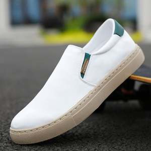 Primavera y verano nuevos zapatos de tela de lona de seda de gran tamaño para hombres Lazy Slip-On Casual Board para hombres - Product Image 5