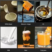 Petite machine de remplissage de liquides CNC, remplisseuse automatique quantitative de bouteilles, haute précision, grand débit pour les spiritueux, les boissons, le savon liquide
