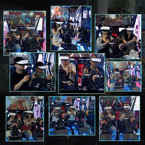 Jeu de tir du système 9D VR de machine de jeu d'arcade VR de cinéma du parc à thème 3D VR d'amusement de simulateur de réalité virtuelle - Product Image 3