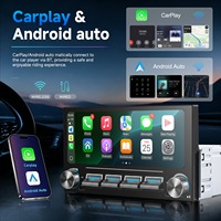 Lecteur MP5 universel pour voiture 6,86 pouces, écran tactile, CarPlay sans fil intégré, navigation, image inversée, tout-en-un