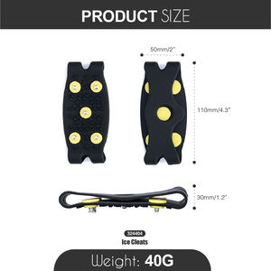 Clous en Silicone antidérapants à <span class=keywords><strong>5</strong></span> goujons en acier, Protection contre les glisse efficace et adaptée à plusieurs plans - Product Image 2