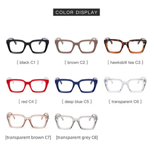 Vente chaude, lunettes de vue unisexes, fabrication chinoise, logo personnalisé, <span class=keywords><strong>anti</strong></span>-buée, verres bloquant la lumière bleue, montures carrées - Product Image 6